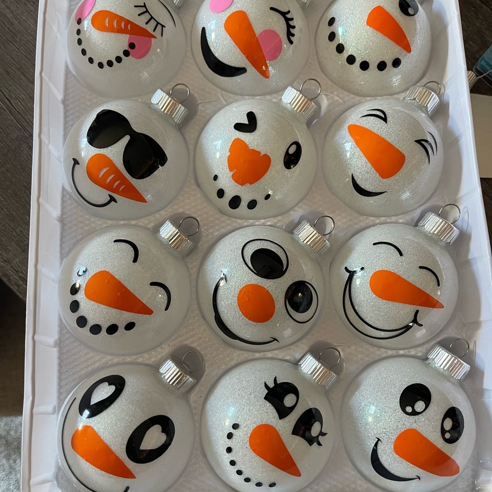 Custom made‎ frosty ornaments